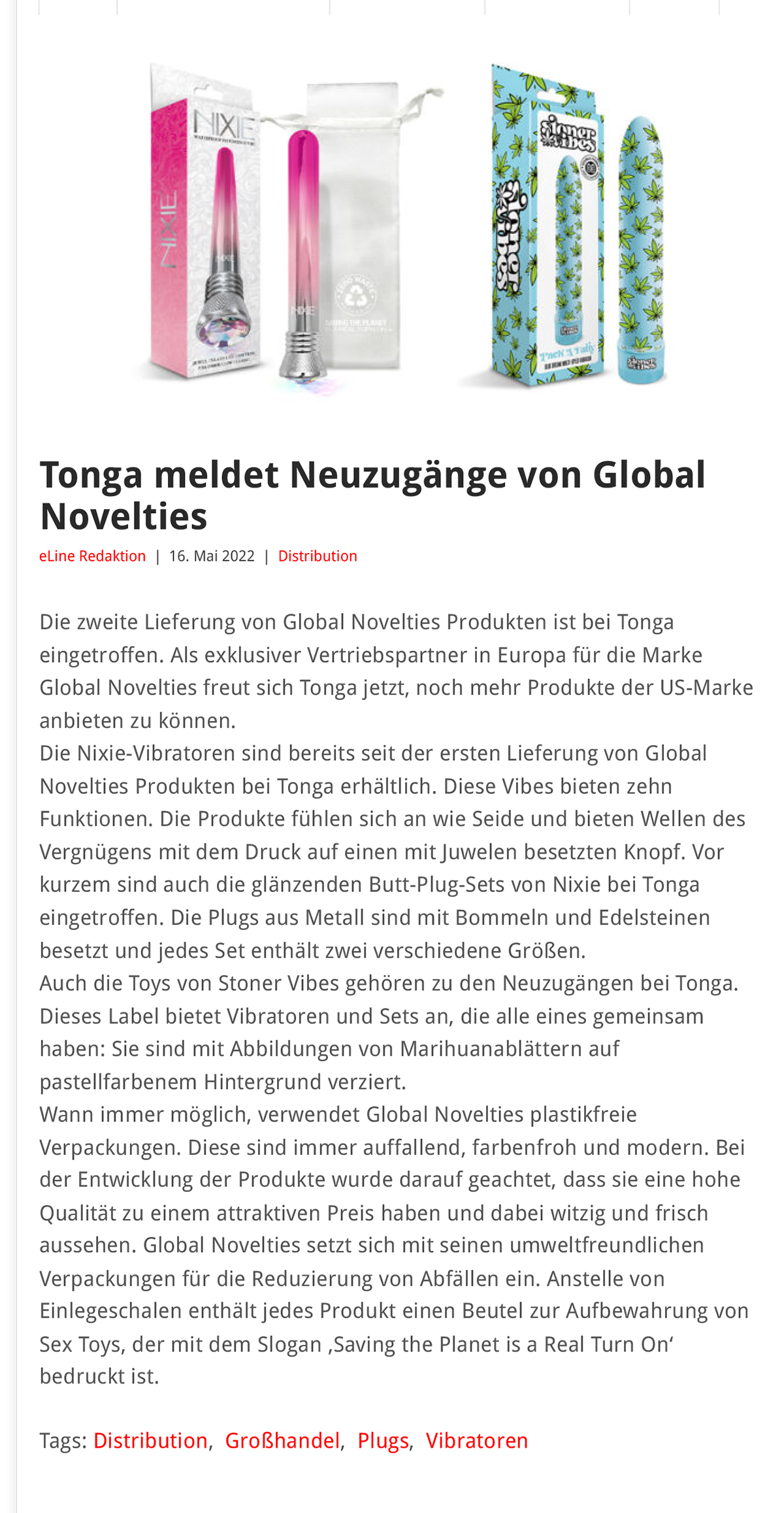 2022-05 eLine Online - Global Novelties